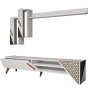 HANAH HOME TV polica Beril White - slika 1