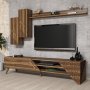 HANAH HOME TV polica Beril Walnut - slika 2