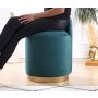 Atelier del Sofa Tabure Dover Petrol Green - slika 3