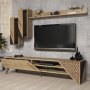 HANAH HOME TV polica Beril Oak - slika 3