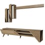 HANAH HOME TV polica Beril Oak - slika 1