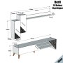 HANAH HOME TV polica Beril Oak - slika 5