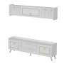 HANAH HOME TV polica Alya White Gold - slika 1