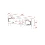 HANAH HOME TV polica Alya White Gold - slika 5