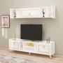 HANAH HOME TV polica Alya White Gold - slika 2