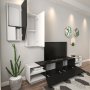 HANAH HOME TV polica Zebra Black White - slika 4