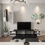 HANAH HOME TV polica Zebra Black White - slika 5