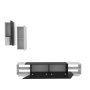 HANAH HOME TV polica Zebra Black White - slika 1