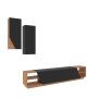HANAH HOME TV polica Zebra Black Teak - slika 1