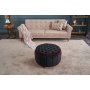 Atelier del Sofa Tabure Jasmin Puf Black - slika 1