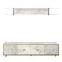 HANAH HOME TV polica Frida White - slika 1