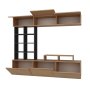 HANAH HOME TV polica Sasa Teak Black - slika 5