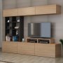 HANAH HOME TV polica Sasa Teak Black - slika 2