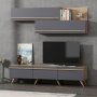 HANAH HOME TV polica Amsterdam Anthracite Ciragan - slika 3