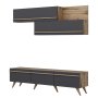 HANAH HOME TV polica Amsterdam Anthracite Ciragan - slika 5