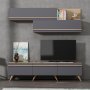 HANAH HOME TV polica Amsterdam Anthracite Ciragan - slika 2