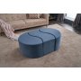 Atelier del Sofa Tabure Alya Puf Blue - slika 1