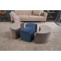 Atelier del Sofa Tabure Alya Puf Mink Blue - slika 2