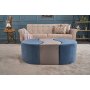 Atelier del Sofa Tabure Alya Puf Blue Mink - slika 2