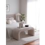 Atelier del Sofa Tabure Nu Bench Fitilli White - slika 3