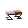 Atelier del Sofa Tabure Eda Beige Orange - slika 2