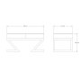 Atelier del Sofa Tabure Eda Beige Orange - slika 3