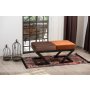 Atelier del Sofa Tabure Eda Brown Orange - slika 1