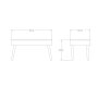 Atelier del Sofa Tabure Talu Green - slika 3