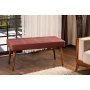 Atelier del Sofa Tabure Pole Claret Red - slika 1
