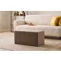 Atelier del Sofa Tabure Demre Brown - slika 1