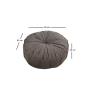 Atelier del Sofa Podni jastuk Vintage Anthracite - slika 4