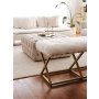 Atelier del Sofa Klupa Capraz Pelush Gold White - slika 3