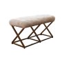 Atelier del Sofa Klupa Capraz Pelush Gold White - slika 5