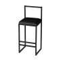 Atelier del Sofa Barski sto i stolice Nordic Black - slika 4