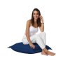 Atelier del Sofa Podni jastuk Cushion Pouf 70x70 Dark Blue - slika 1