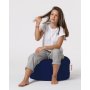 Atelier del Sofa Tabure Round Pouf Dark Blue - slika 2