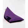 Atelier del Sofa Lazy bag Pyramid Large Double Color Bed Pouf Purple - slika 2