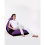 Atelier del Sofa Lazy bag Pyramid Large Double Color Bed Pouf Purple - slika 3