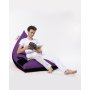 Atelier del Sofa Lazy bag Pyramid Large Double Color Bed Pouf Purple - slika 1