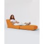 Atelier del Sofa Lazy bag Siesta Sofa Bed Pouf Orange - slika 1