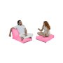 Atelier del Sofa Lazy bag Siesta Sofa Bed Pouf Pink - slika 1