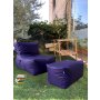 Atelier del Sofa Lazy bag set XXL Sedir Purple - slika 1