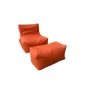 Atelier del Sofa Lazy bag set XXL Sedir Orange - slika 3