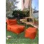 Atelier del Sofa Lazy bag set XXL Sedir Orange - slika 1