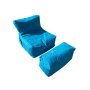 Atelier del Sofa Lazy bag set XXL Sedir Turquoise - slika 2