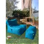 Atelier del Sofa Lazy bag set XXL Sedir Turquoise - slika 1
