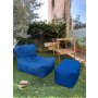 Atelier del Sofa Lazy bag set XXL Sedir Blue - slika 1