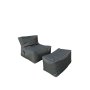 Atelier del Sofa Lazy bag set XXL Sedir Grey - slika 2