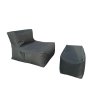 Atelier del Sofa Lazy bag set XXL Sedir Grey - slika 3