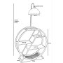OPVIQ Podna lampa Pluton 534LUN4156 - slika 5